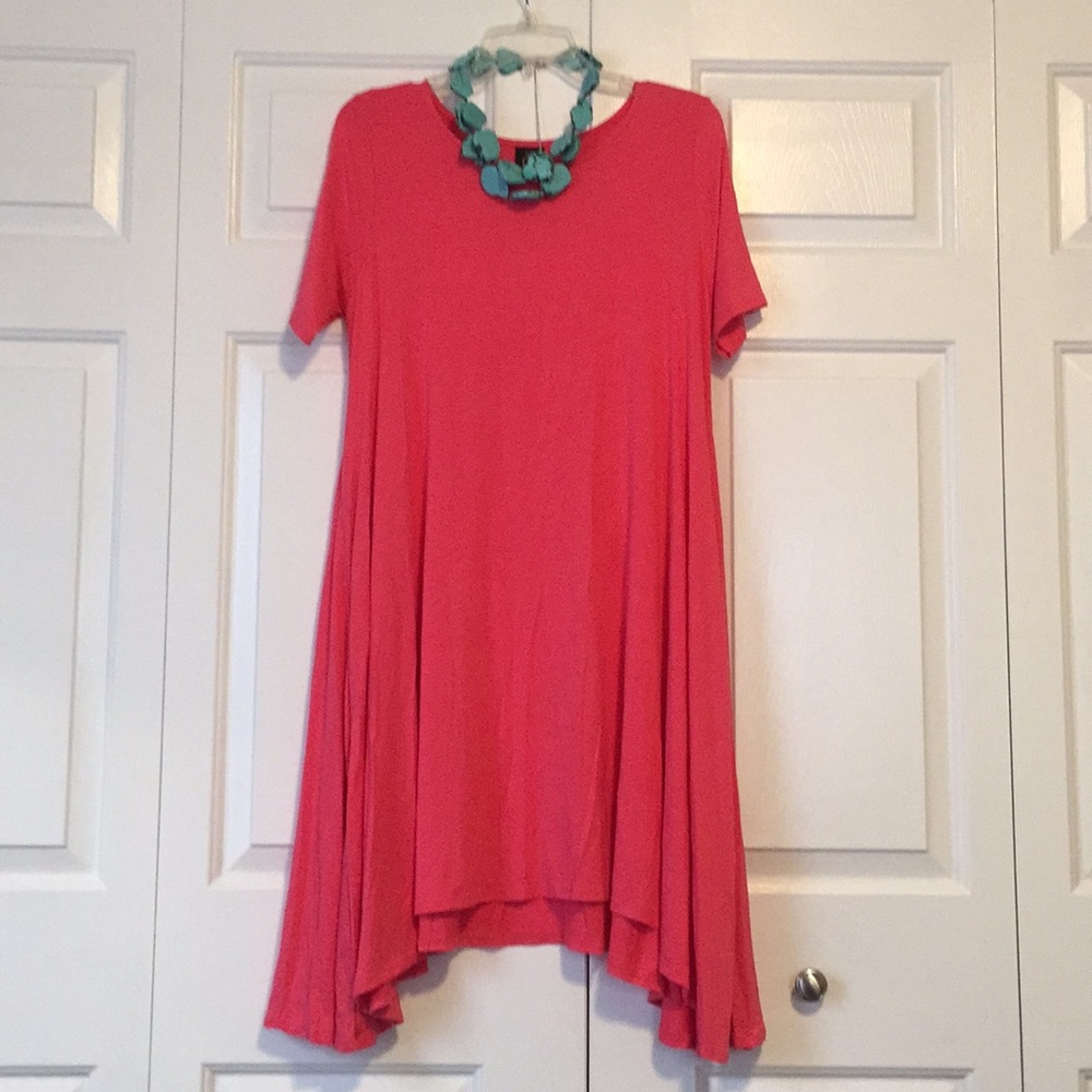 Agnes & Dora hot pink Joplin swing dress M